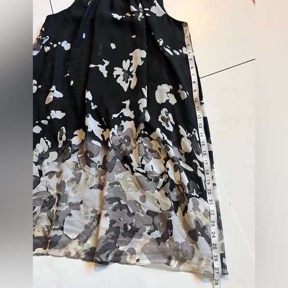 INC International Concepts Floral Halter Dress in Black and White Women’s Sz 10 - Picture 10 of 14